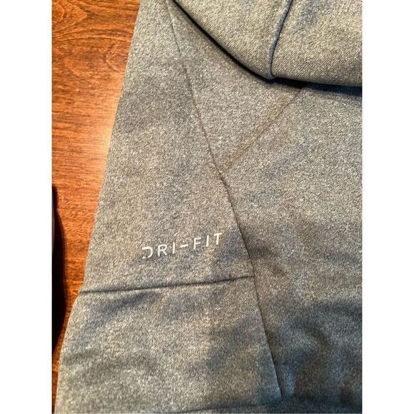 Nike Gray Dri Fit Hoodies Swoosh Medium - Picture 4 of 7